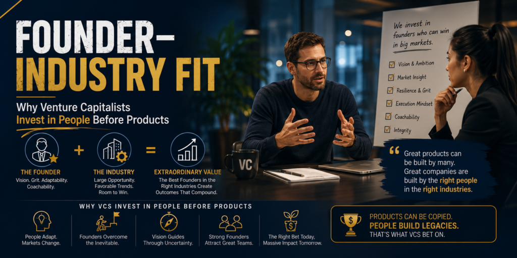 Founder–Industry Fit – Why Venture Capitalists Invest in People Before Products