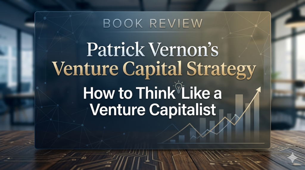 Patrick Vernon’s book, Venture Capital Strategy: How to Think Like a Venture Capitalist